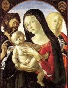 Neroccio Madonna and Child with St John the Baptist and St Mary Magdalene oil painting artist
