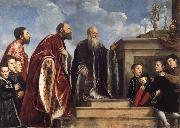 Titian The Vendramin Family painting