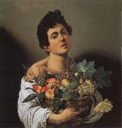 Jungling with fruits basket, Caravaggio