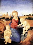Raffaello Madonna and Child with the Infant St John oil painting reproduction