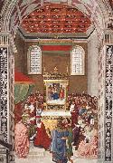 Pinturicchio Piccolomini Receives the Cardinal Hat oil painting on canvas