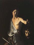 Caravaggio David with the Head of Goliath oil painting reproduction