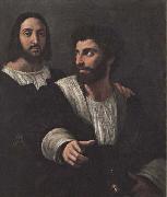 Raphael Portrait of the Artist with a Friend painting