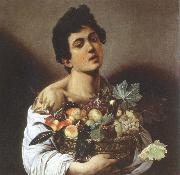 boy with a basket of fruit, Caravaggio