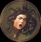 Caravaggio the head of medusa painting
