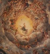Correggio Correggio famous frescoes in Parma seems to melt the ceiling of the cathedral and draw the viewer into a gyre of spiritual ecstasy. USA oil painting artist