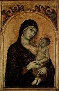 Duccio Madonna with Child. USA oil painting artist