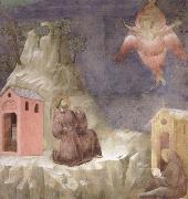 Giotto St.Francis Receiving the stigmata painting