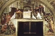 Raphael the mass of bolsena painting