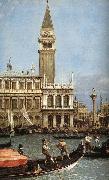 Canaletto Return of the Bucentoro to the Molo on Ascension Day painting