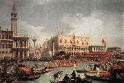 The Bucintore Returning to the Molo on Ascension Day c, Canaletto