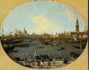 Venice Viewed from the San Giorgio Maggiore - Oil on canvas, Canaletto