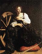 Caravaggio St Catherine of Alexandria USA oil painting artist