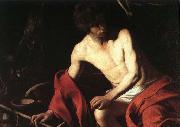 Caravaggio St John the Baptist oil painting reproduction