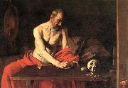 Caravaggio St Jerome 1607 Oil on canvas USA oil painting artist