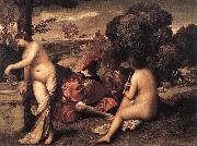 Concert Champetre, Giorgione