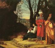 Giorgione The Three Philosophers oil painting reproduction