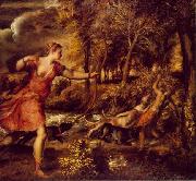 Titian The Death of Actaeon. USA oil painting artist