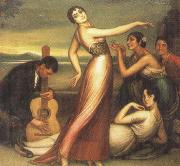 plato an allegory of happiness by julio romero de torres oil painting on canvas
