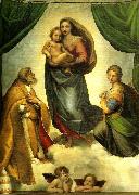 Raphael the sistine madonna painting