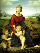 Raphael virgin and child with USA oil painting artist