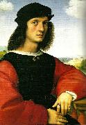 Raphael portrait of agnolo doni oil painting reproduction
