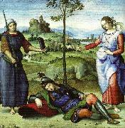 vision of a knight, Raphael