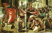 the sacrifice at lystra, Raphael