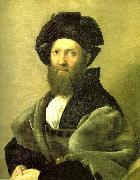 Raphael portrait of baldassare castiglione painting