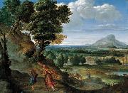Domenichino Abraham Leading Isaac to Sacrifice oil painting on canvas