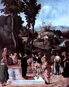 Der Mosesknabe vor dem Pharao, Giorgione