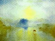 J.M.W.Turner norham castle, sunrise USA oil painting artist