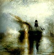 J.M.W.Turner peace burial at sea oil painting reproduction