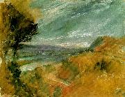 J.M.W.Turner mosel from the hillside at pallien painting