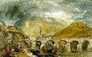 J.M.W.Turner bingen from the nahe oil