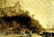 J.M.W.Turner dumblain abbey, scotland oil