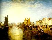J.M.W.Turner harbour of dieppe oil painting on canvas
