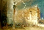 venice storm in the piazzetta, J.M.W.Turner