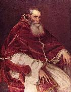 Titian Portrat Paul III. painting