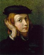 Correggio Portrait of a Young Man, painting