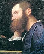 Titian Pietro Aretino, first portrait by Titian USA oil painting artist