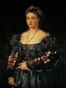 Titian La Bella painting