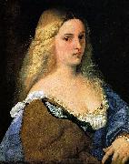 Titian Violante oil painting on canvas