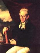 Anonymous Portrait of Andres Manuel del Rio Spanish-Mexican geologist and chemist. painting