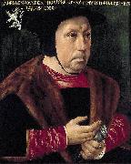 Anonymous Portret van Adriaen van den Broucke, genaamd Musch, Heer van Wildert oil painting on canvas
