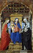 Bergognone The Mystic Marriage of Saint Catherine of Alexandria and Saint Catherine of Siena USA oil painting artist