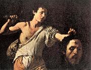 Caravaggio David oil painting reproduction
