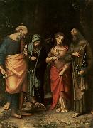 Correggio Vier Heilige oil painting reproduction
