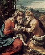 Correggio Die Mystische Hochzeit der Hl. Katharina von Alexandrien oil painting on canvas