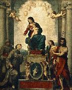 Correggio Madonna with St. Francis USA oil painting artist